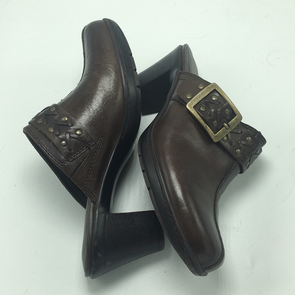 Clarks Bendables Brown Mule Clogs, Size 6 - Picture 5 of 6